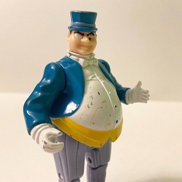Vintage 1989 Batman Penguin Action Figure DC Comics 4 Inch Tall Toy - Picture 3 of 12